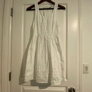 American Eagle White Lace Dress with Cutouts